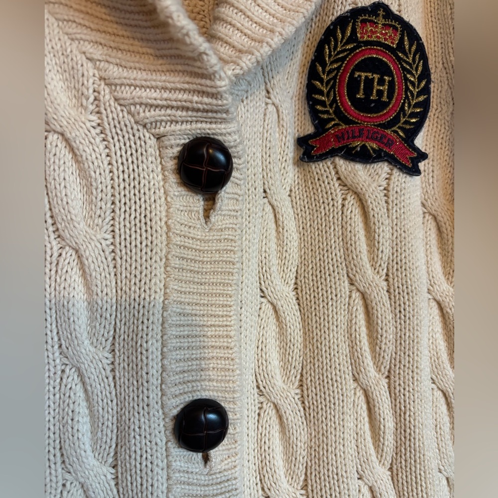 Tommy Hilfiger cable knit cardigan - Picture 4 of 7
